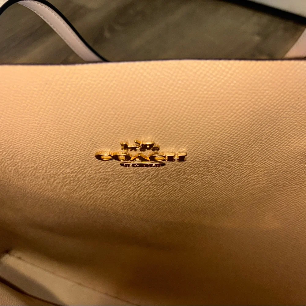 Coach Tote with Strawberry Design - Cream and Red - Picture 7 of 9